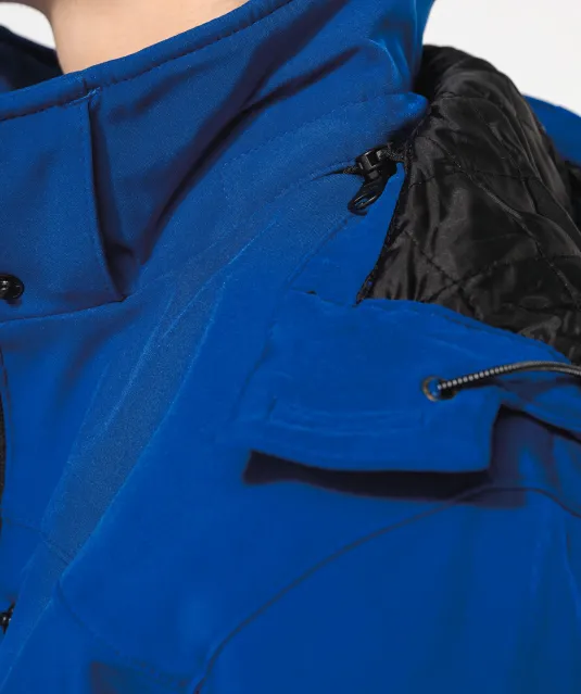 K651 - Gewatteerde softshell damesparka met capuchon Black