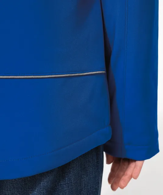 K651 - Gewatteerde softshell damesparka met capuchon Black