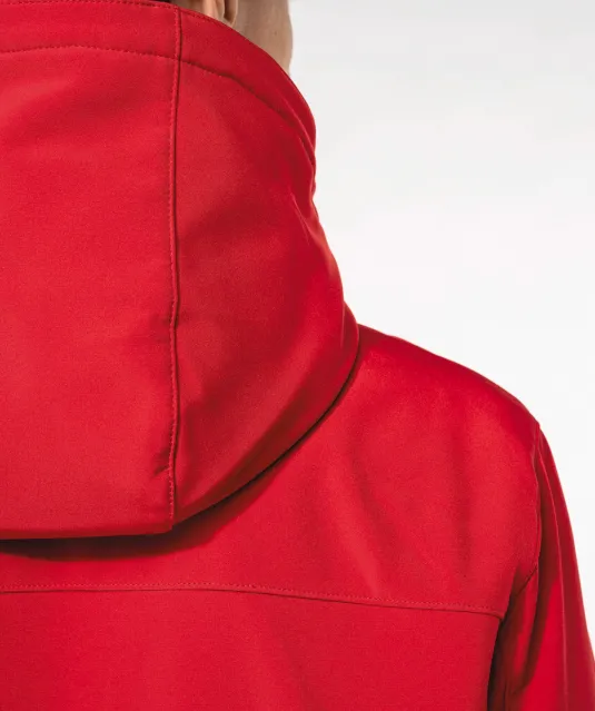K650 - Gewatteerde softshell herenparka met capuchon Black
