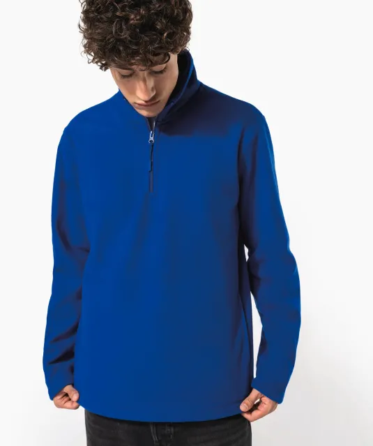 K912 - Enzo - Fleece met ritskraag Dark Grey