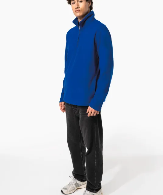 K912 - Enzo - Fleece met ritskraag Dark Grey