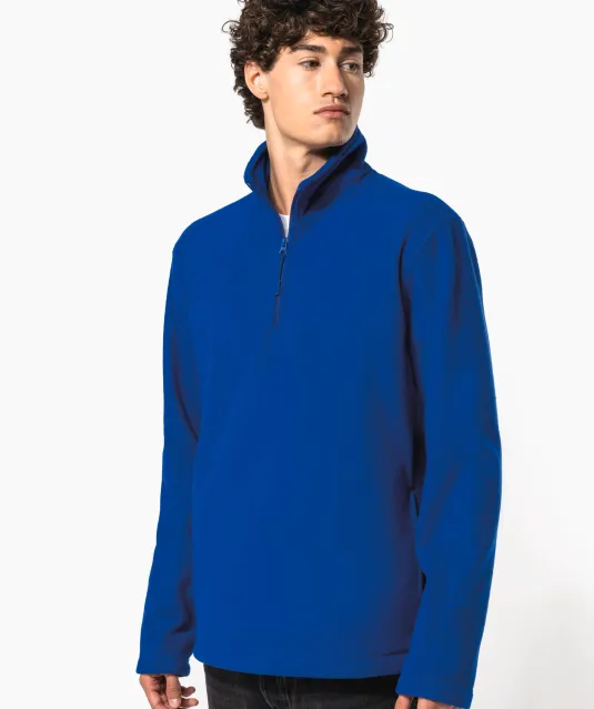 K912 - Enzo - Fleece met ritskraag Dark Grey