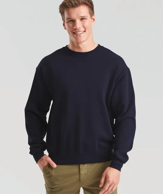 SC163 - Classic Set-in Sweater (62-202-0) White