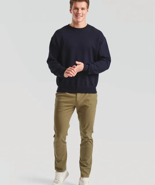 SC163 - Classic Set-in Sweater (62-202-0) White