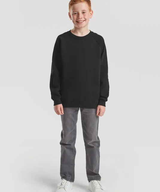 SC62039 - Kids Raglan Sweater (62-039-0) Black