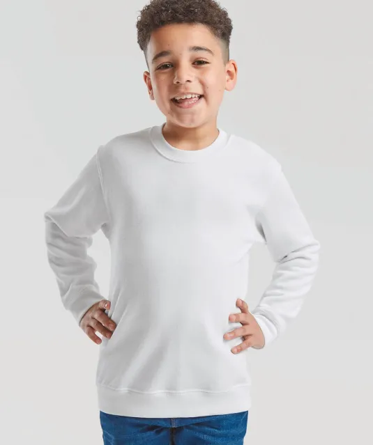 SC62041 - Kids Classic Set-in Sweater (62-041-0) White