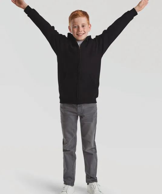 SC62045 - Kids Classic sweatvest met capuchon (62-045-0) Black
