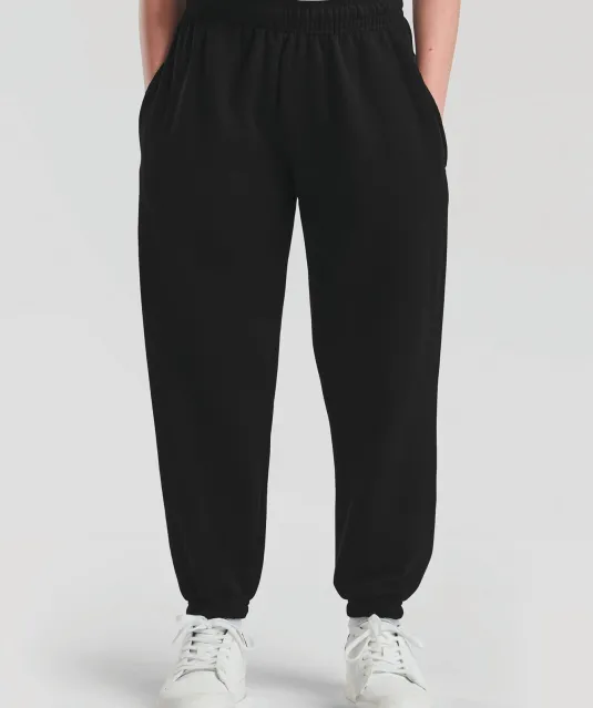 SC64051 - Klassieke joggingbroek met elastisch enkelboord (64-051-0) Black