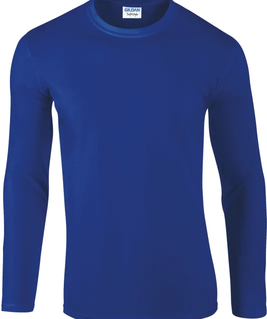 GI64400 - Softstyle® Euro Fit Adult T-shirt met lange mouwen Royal Blue