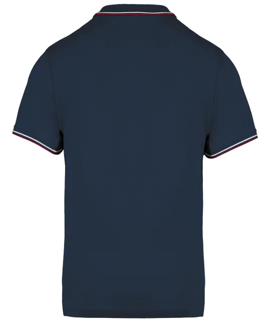 K250 - Polo korte mouwen Navy / Wine / White