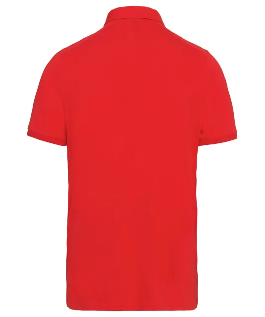 K262 - Herenpolo korte mouwen van jersey Red