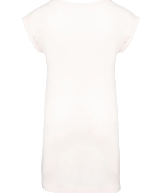K388 - Lang dames-t-shirt Off White