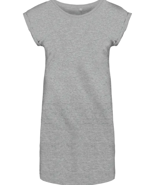 K388 - Lang dames-t-shirt Light grey heather
