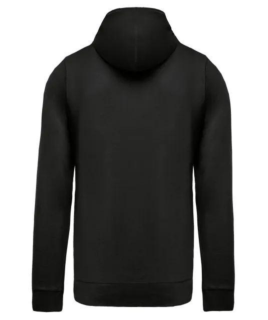 K438 - Vestje van licht katoen met capuchon Black