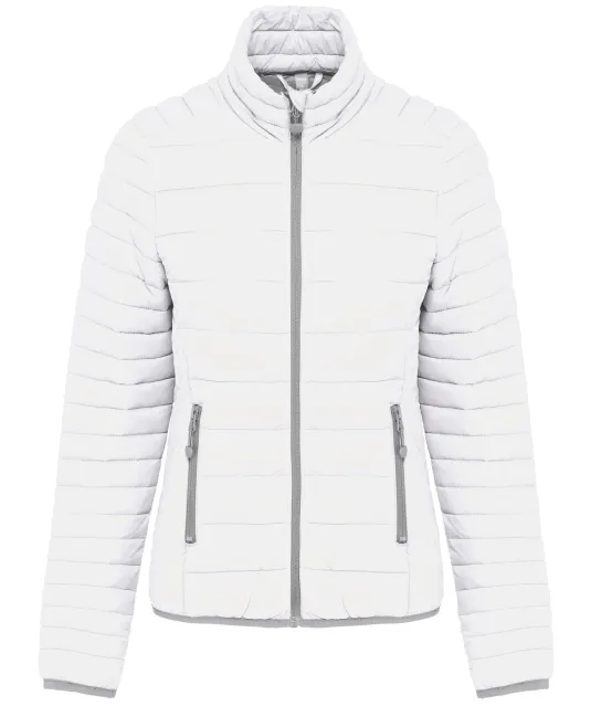 K6121 - Ladies' lightweight padded jacket White