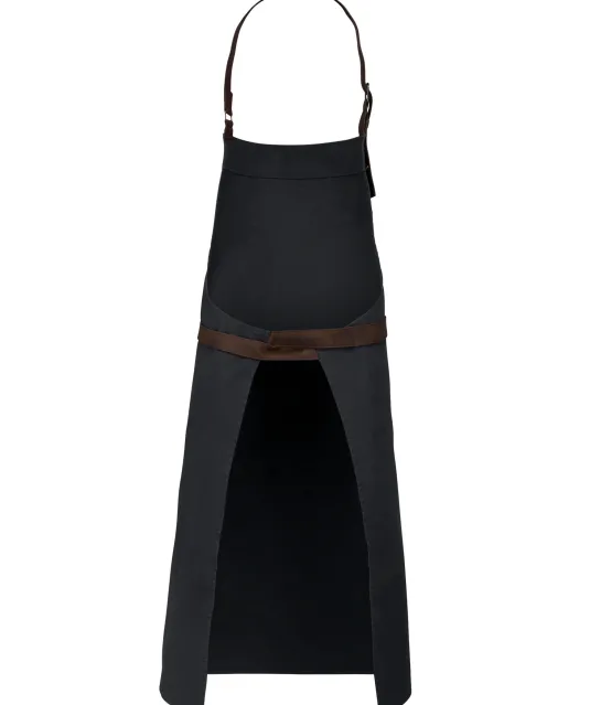 K8003 - Vintage schort Vintage Charcoal