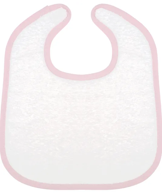 K833 - Slabbetje White / Pink