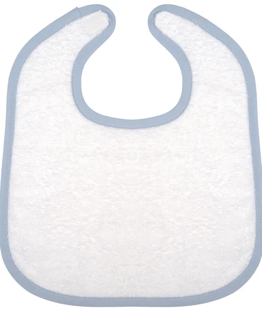 K833 - Slabbetje White / Sky Blue