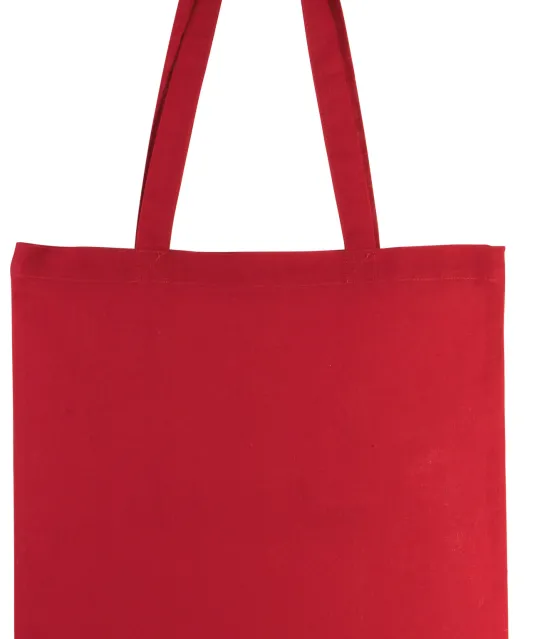 KI0223 - Shopper bag long handles Cherry Red
