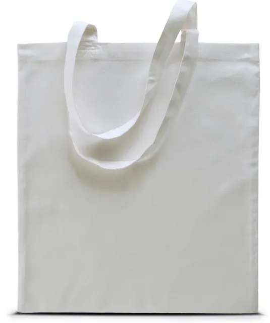 KI0223 - Shopper bag long handles White