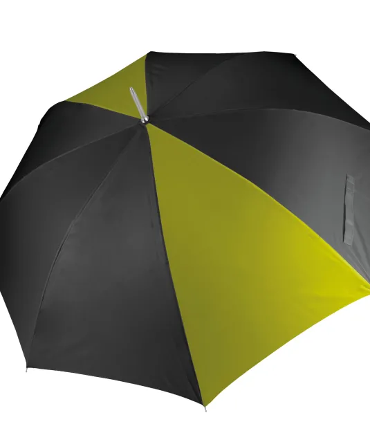 KI2007 - Golfparaplu Black / Burnt Lime
