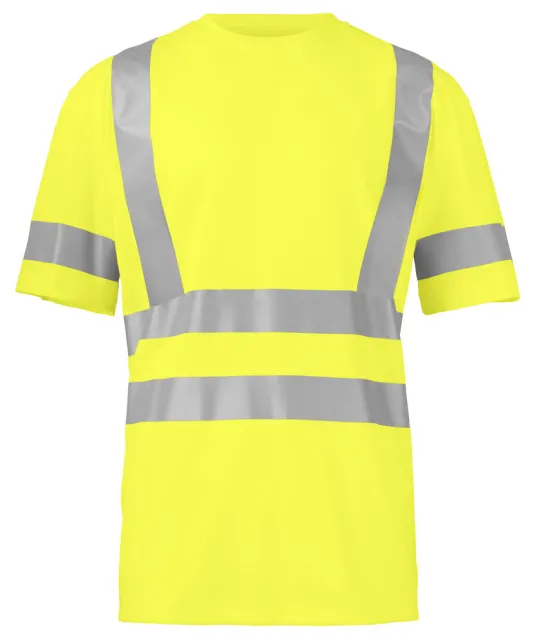 6030 SIGNALISATIET-SHIRT EN ISO 20471 KLASSE 3 Geel