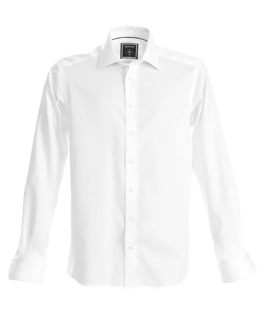 Black Bow 60  Hemd Slim Fit Heren Wit