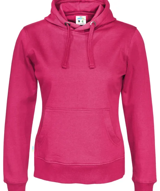 HOODIE LADY - GOTS GECERTIFICEERD Fuchsia
