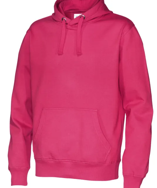 HOODIE MAN - GOTS GECERTIFICEERD Fuchsia