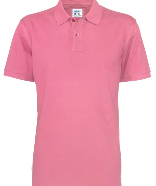 POLO PIQUE MAN - GOTS GECERTIFICEERD Roze