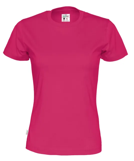 T-SHIRT LADY - GOTS GECERTIFICEERD Wit