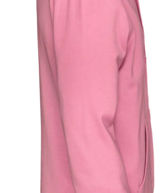 HOODIE FULL ZIP MAN - GOTS GECERTIFICEERD Roze