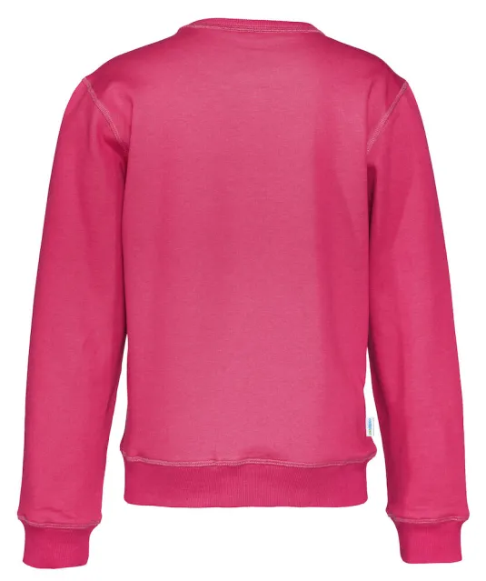 SWEATER CREW NECK KID - GOTS GECERTIFICEERD Fuchsia