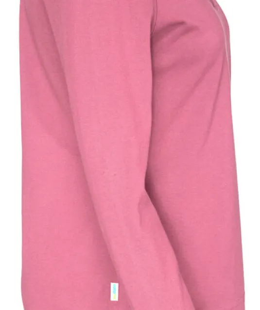 POLO PIQUE LONG SLEEVE LADY - GOTS GECERTIFICEERD Roze
