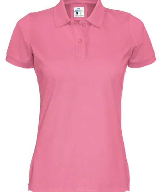 POLO PIQUE LADY - GOTS GECERTIFICEERD Roze
