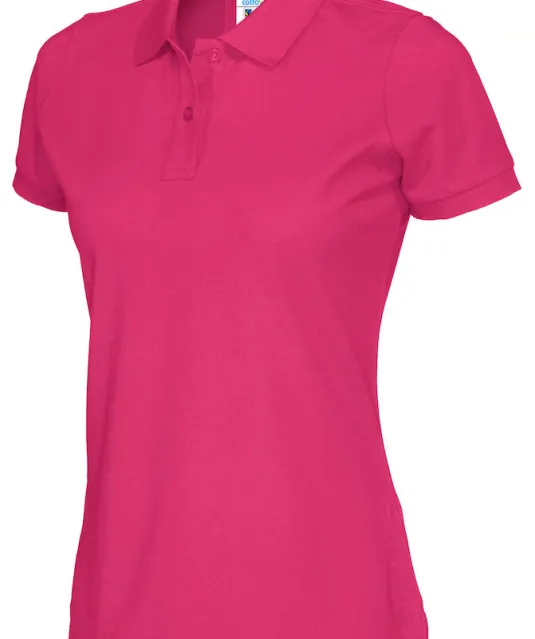 POLO PIQUE LADY - GOTS GECERTIFICEERD Wit