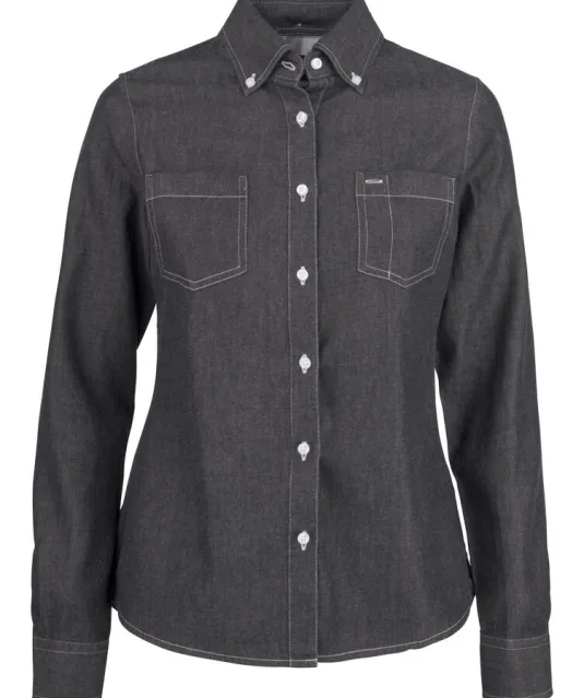 Jupiter  Hemd Dames Denim blauw