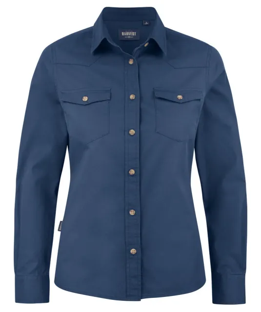 Treemore  Hemd Dames Vintage blauw