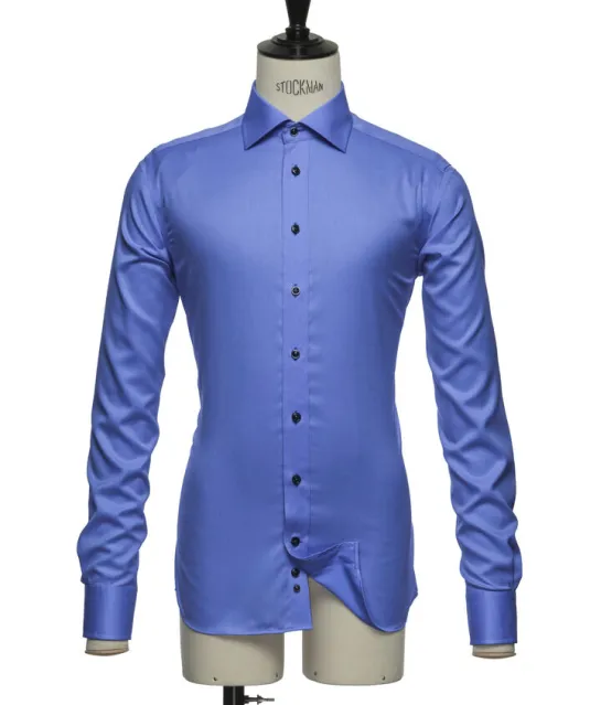 Green Bow 01  Hemd Regular Fit Heren Middenblauw