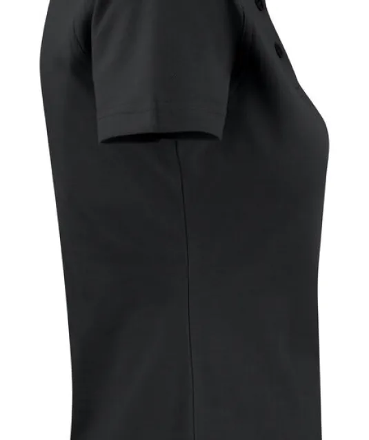 Surf Polo Pique Dames Zwart