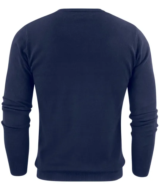 Ashland V Gebreide Sweater Heren Marine
