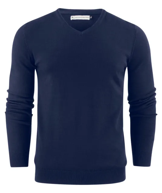 Ashland V Gebreide Sweater Heren Marine