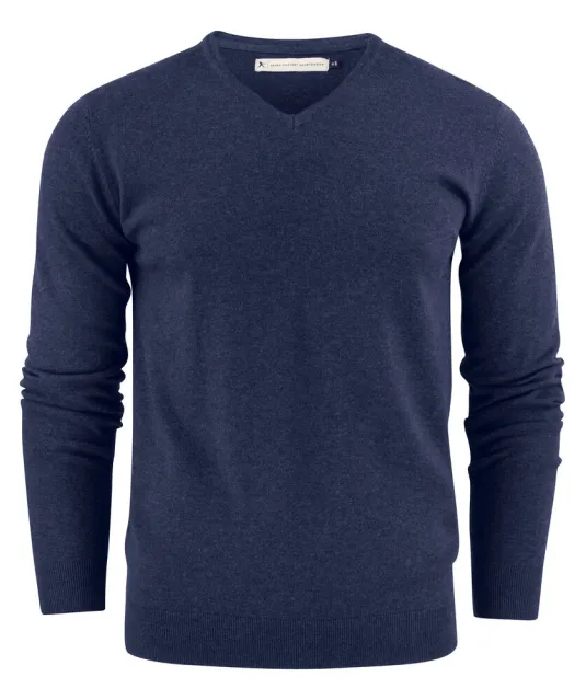 Ashland V Gebreide Sweater Heren Blauw mêlée
