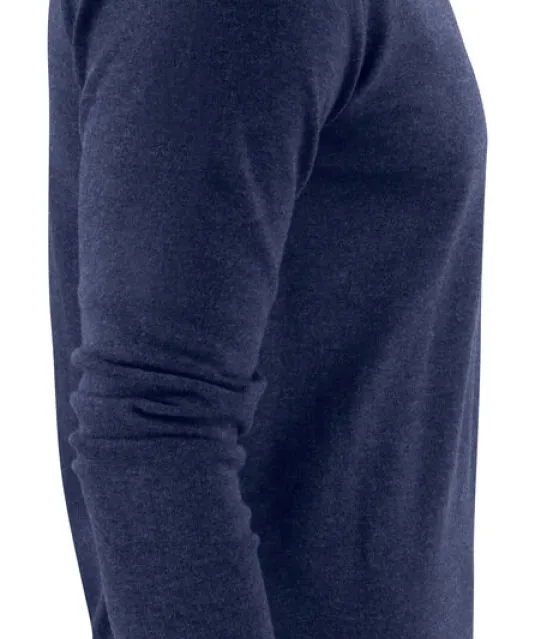 Ashland V Gebreide Sweater Heren Blauw mêlée