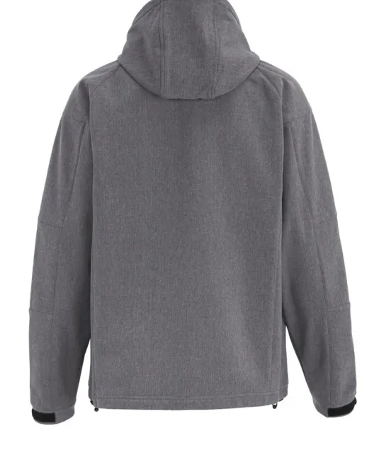 SOFTSHELL TULSA Donker grijs mêlée