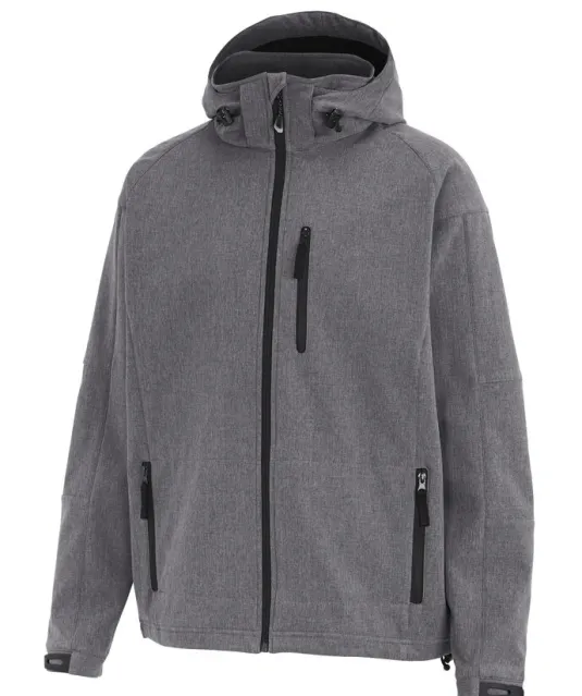 SOFTSHELL TULSA Donker grijs mêlée