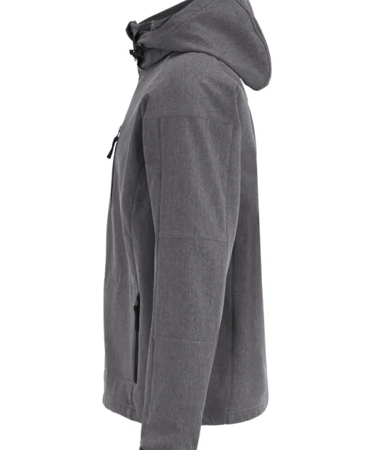 SOFTSHELL TULSA Donker grijs mêlée