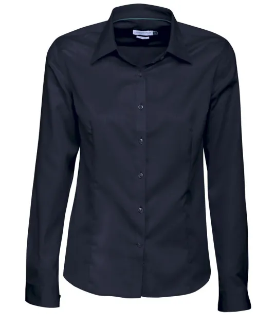 Green Bow 01  Hemd Dames Marine