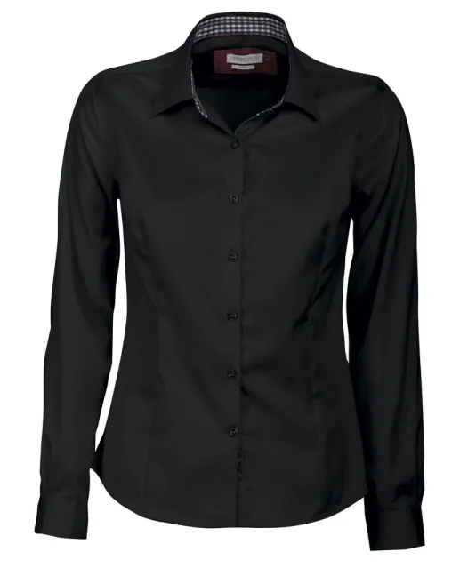 Red Bow 20 Hemd Dames Wit/marine