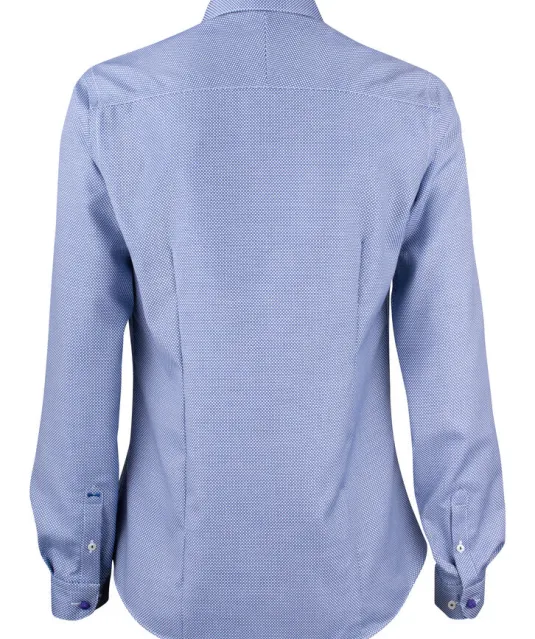 Purple Bow 48  Hemd Dames Blauw patroon